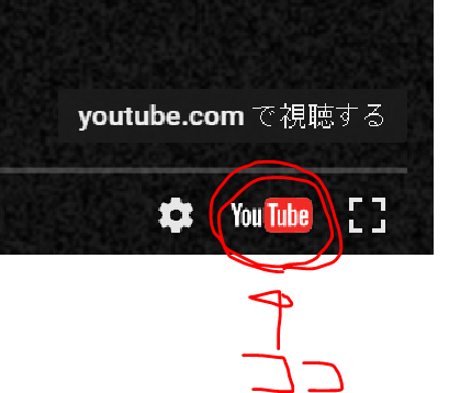 Youtube上で再生